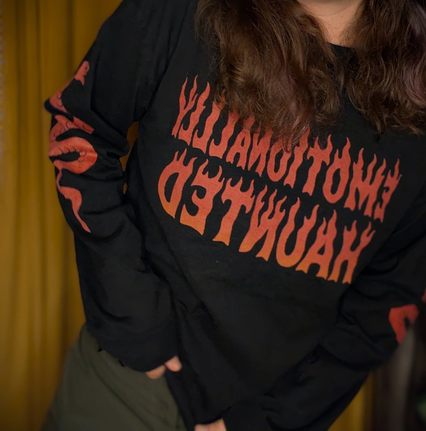 Emotionally Haunted Long Sleeve T-Shirt