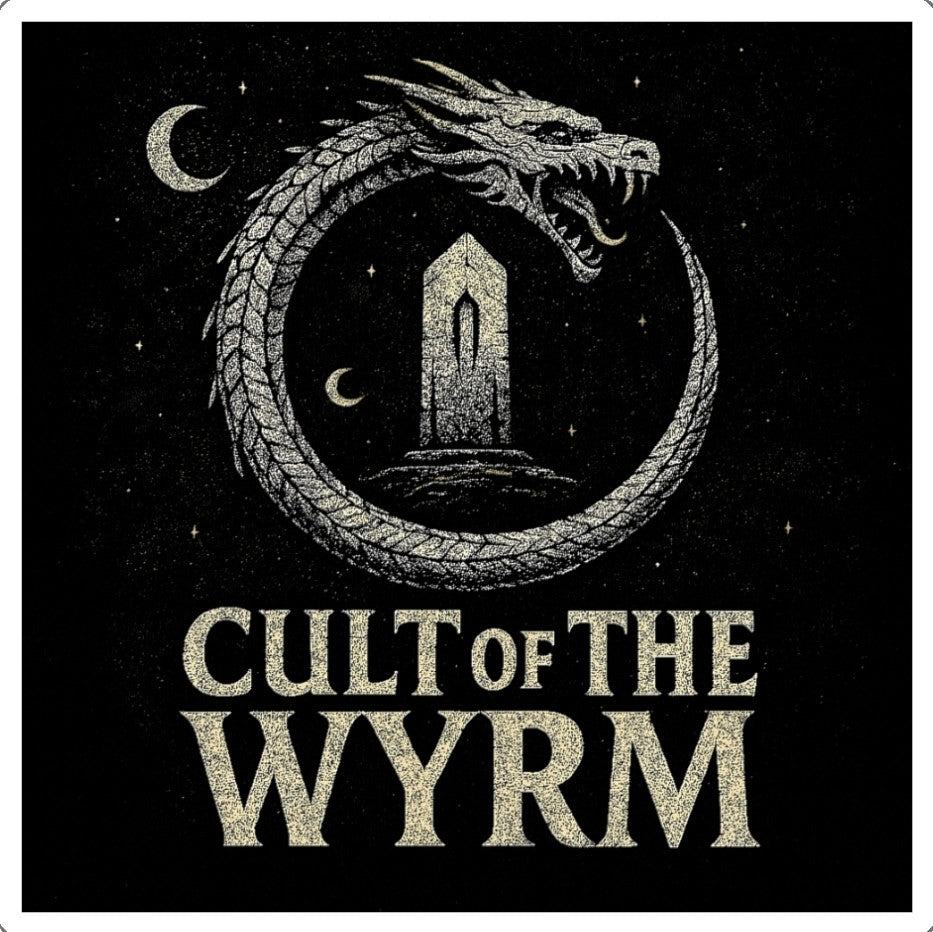 Cult of the Wyrm Sigil 3" x 3" Vinyl Sticker