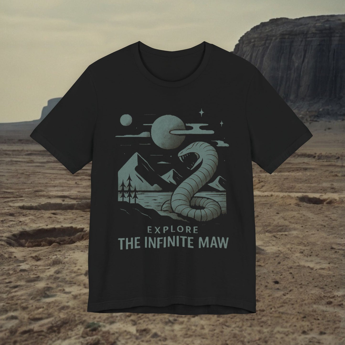 Explore The Infinite Maw Graphic Tee