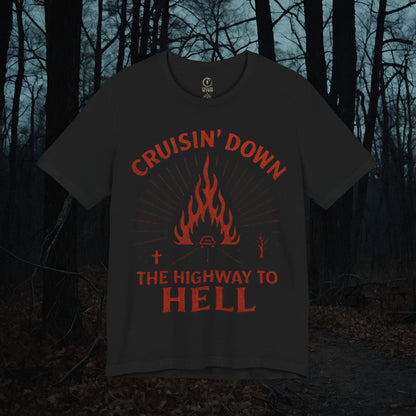 Cruisin' Down The Highway To Hell Tee  Tee
